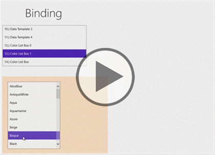 Windows 8 Using XAML, Part 05: Bindings