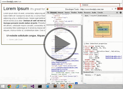 Bootstrap 3.1, Part 2: Base CSS