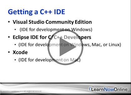 C++ 11, Part 1: Getting Started