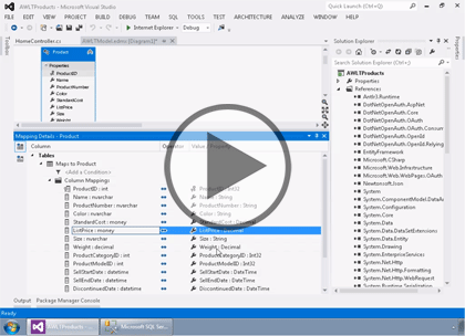 MVC 4.0, Part 04: Working with Data Trailer