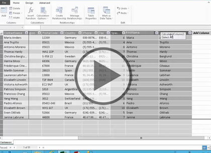Power Pivot, Part 4: DAX, Formulas, and Functions