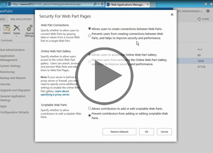 SharePoint 2013 Administrator, Part 3: Sites Trailer