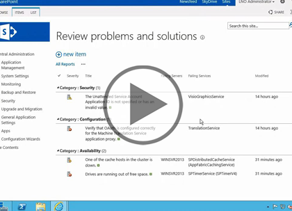 SharePoint 2013 Administrator, Part 4: Monitoring Trailer