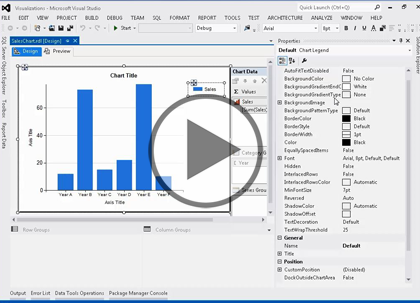 SSRS 2012, Part 05: Layout, Parameters, and Visualizing