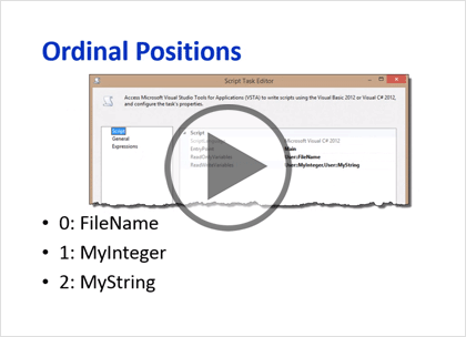 SSIS 2014, Part 07: Scripting Components