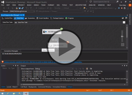 SSIS 2014, Part 08: Handling Errors and Events