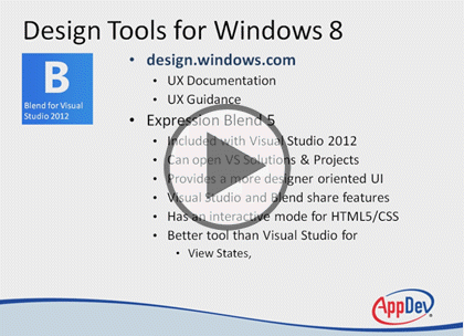 UX Design Win 8 Apps, Part 2: Building UI in Blend