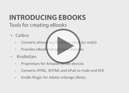 eBook Essentials, Part 1: Introduction