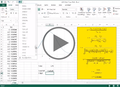 Excel 2013 Advanced Stats, Part 2: F-Test & ANOVA