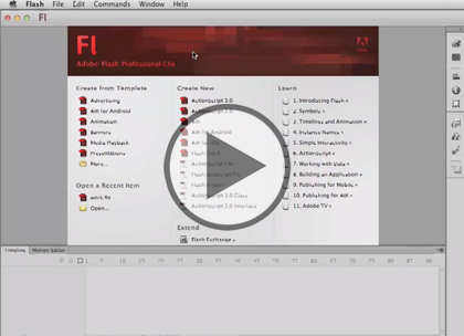 Flash Professional CS6, Part 2: Symbols & Tools
