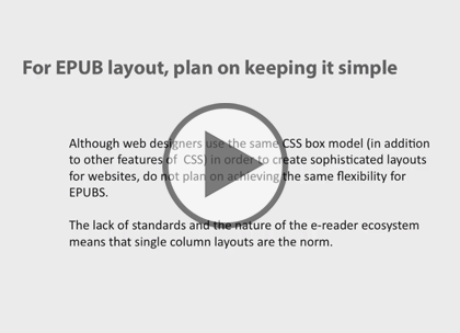 ePub Styling Essentials, Part 2: Text Formatting