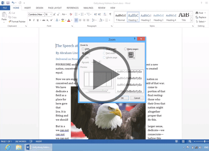 Word 2013, Part 2: Editing Text and Proofreading